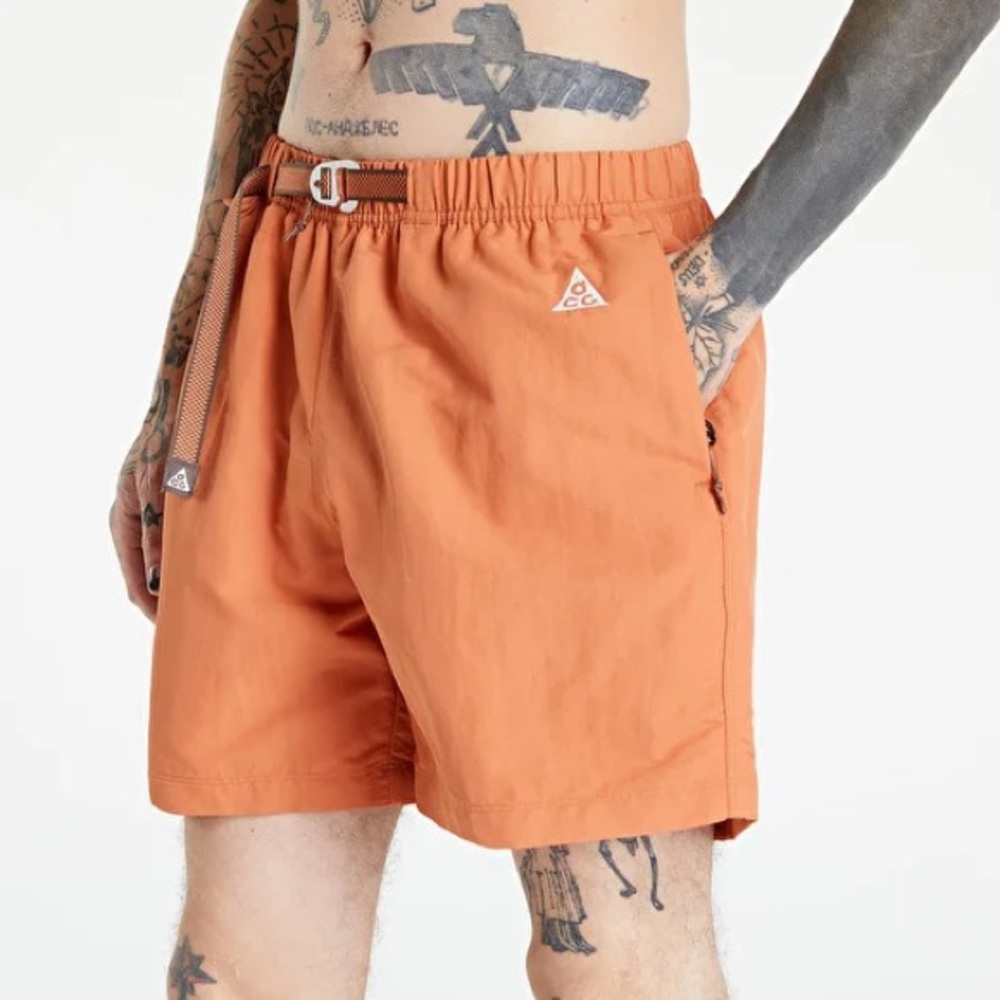 Nike ACG Orbweaver Rust Woven Trail Shorts Size  Medium